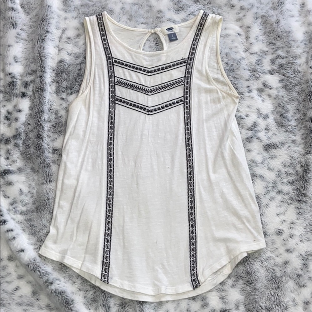 Old Navy Cream Patteren Tank
